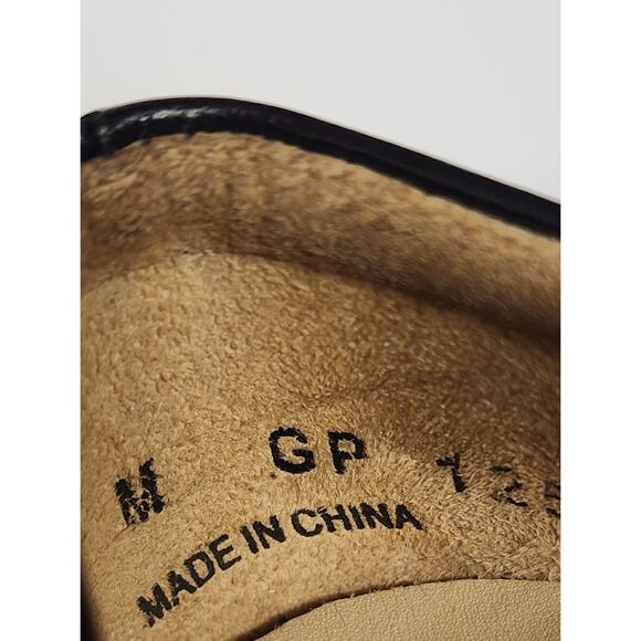 Ziera Vail Mary Jan Black Leather Heel Shoes size 39/US 9M - Picture 5 of 12